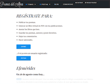 Tablet Screenshot of poemas-del-alma.com